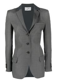 Coperni contrast-back fitted blazer - Grigio