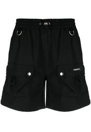 Coperni ring hardware-embellished shorts - Nero