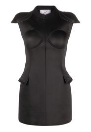 Coperni Cup structured minidress - Marrone