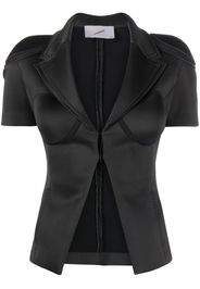 Coperni Cup short-sleeve padded blazer - Nero