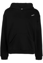Coperni logo-print jersey hoodie - Nero