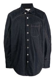 Coperni drop-shoulder denim shirt - Blu