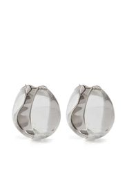 Coperni Orecchini con logo - Bianco