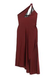 Coperni asymmetric maxi dress - Rosso