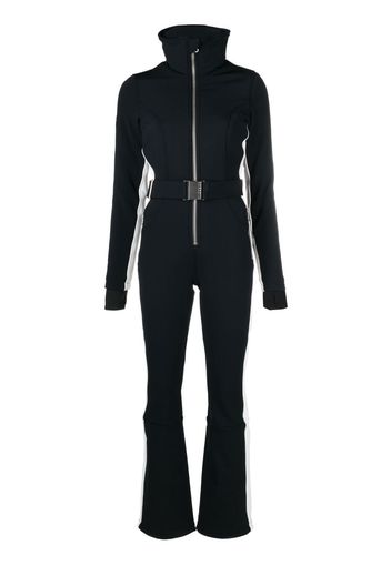 Cordova Signature side-stripe ski suit - Nero