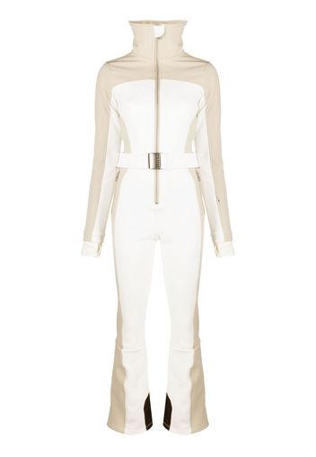 Cordova panelled funnel-neck ski suit - Toni neutri