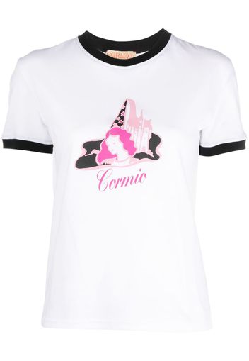 CORMIO logo-print cotton T-shirt - Bianco