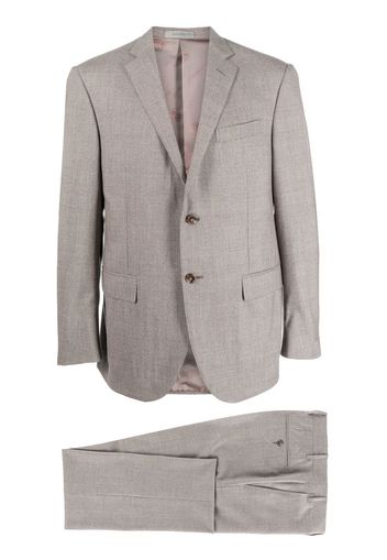 Corneliani single-breasted tailored suit - Toni neutri