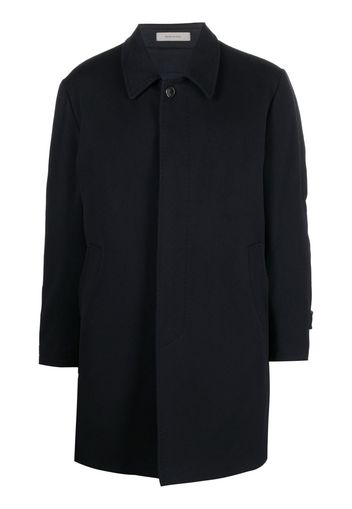 Corneliani single-breasted button-fastening coat - Blu