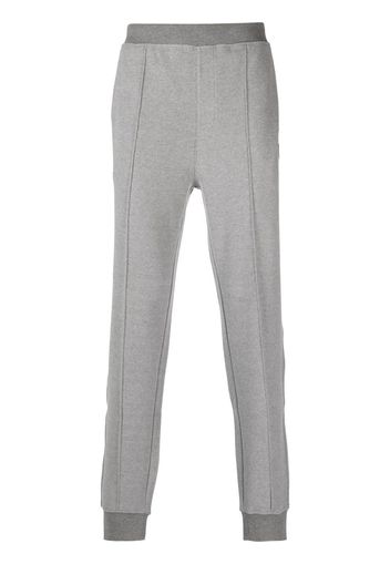 Corneliani tapered logo-patch joggers - Grigio