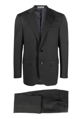 Corneliani single-breasted virgin-wool suit - Grigio