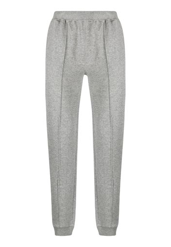 Corneliani elastic-waist straight-leg track pants - Grigio