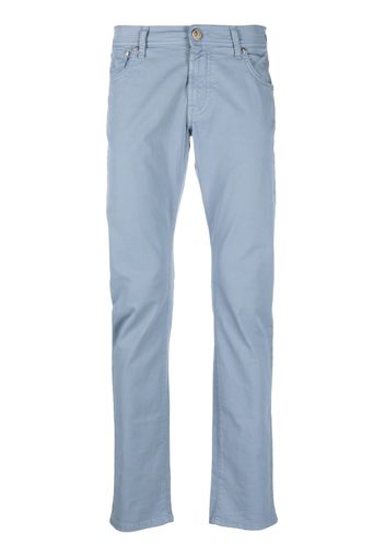 Corneliani low-rise skinny trousers - Blu