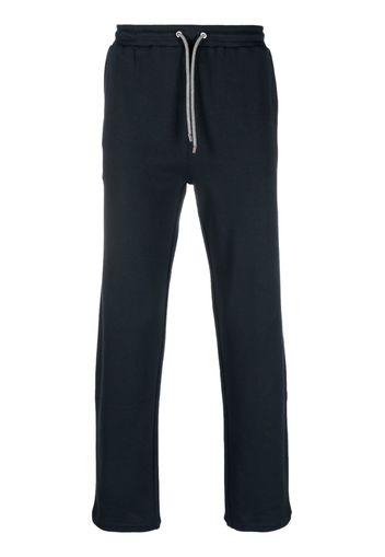 Corneliani drawstring cotton track pants - Blu