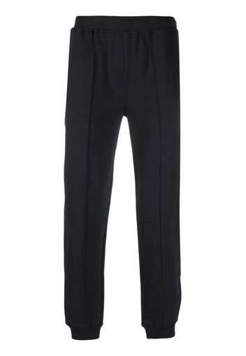 Corneliani elasticated cotton track pants - Blu