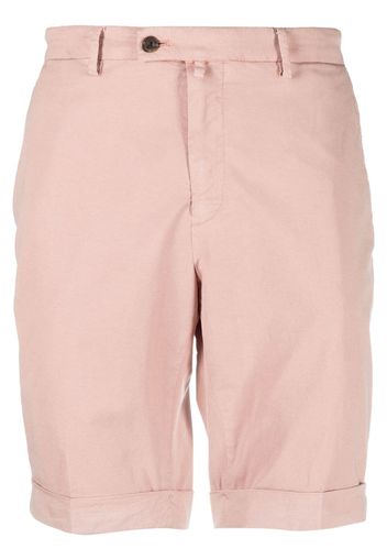 Corneliani cotton-lyocell bermuda shorts - Toni neutri