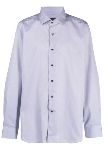 Corneliani Camicia a pois micro - Blu