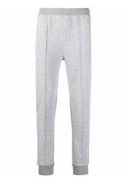 Corneliani logo-patch cotton track pants - Grigio