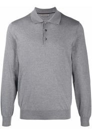 Corneliani polo-neck knitted sweater - Grigio