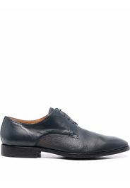 Corneliani perforated leather oxford shoes - Blu