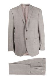 Corneliani single-breasted tailored suit - Toni neutri