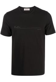 Corneliani logo print jersey T-shirt - Nero