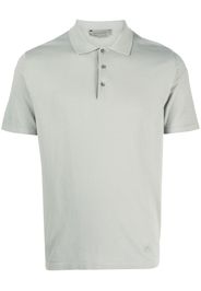 Corneliani short-sleeve cotton polo shirt - Grigio
