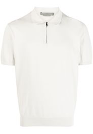 Corneliani zip-up polo shirt - Toni neutri