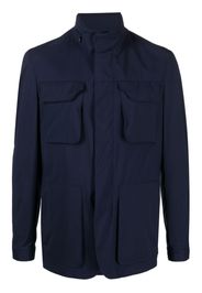 Corneliani pockets wool-blend jacket - Blu