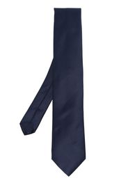Corneliani satin-finish silk tie - Blu