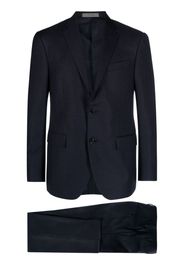 Corneliani single-breasted virgin-wool suit - Blu