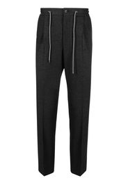 Corneliani drawstring tapered-leg trousers - Grigio