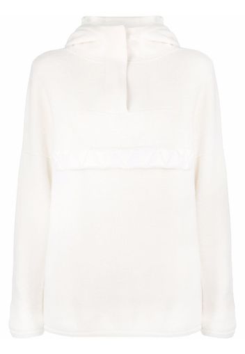 CORTE DI KEL oversized cashmere hoodie - Toni neutri