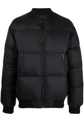 costume national contemporary zip-up padded down jacket - Nero