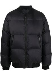 costume national contemporary zip-up padded down jacket - Nero