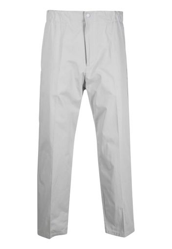 Costumein Pantaloni dritti con vita elasticizzata - Grigio