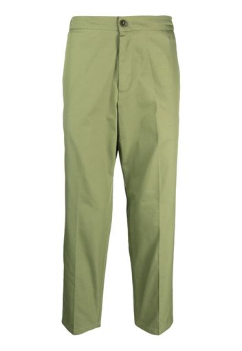 Costumein straight-leg cotton trousers - Verde