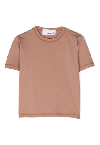 Costumein short-sleeve cotton T-shirt - Marrone