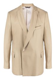 Costumein double-breasted linen-cotton blazer - Toni neutri