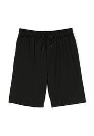 Costumein drawstring-waistband virgin-wool shorts - Nero