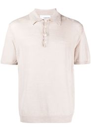 Costumein short-sleeve linen polo shirt - Toni neutri