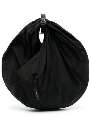 Côte&Ciel twisted zip-fastening tote bag - Nero