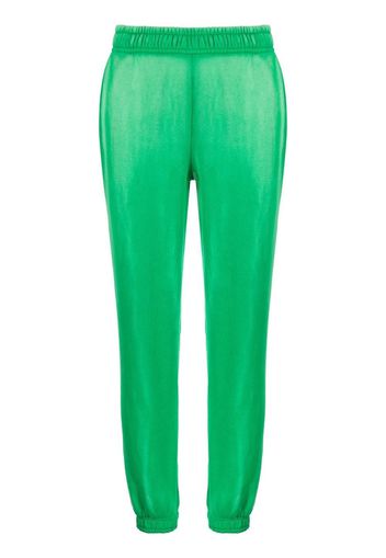 Cotton Citizen velvet tapered track pants - Verde