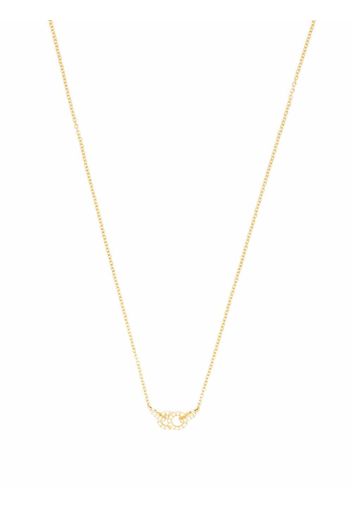 Courbet 18kt yellow gold Céleste laboratory-grown diamond small pendant necklace - Oro