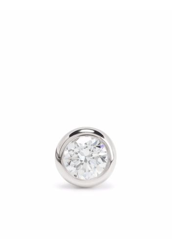 Courbet Orecchino singolo Origine in oro bianco 18kt con diamante - Argento