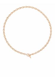 Courbet Collana a catena CELESTE in oro rosa riciclato 18kt con diamanti