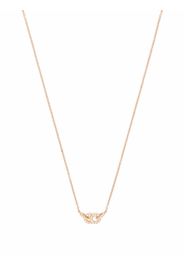 Courbet 18kt recycled rose gold Céleste diamond small pendant necklace - Rosa