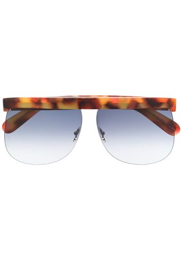 Occhiali da sole Havana modello aviator