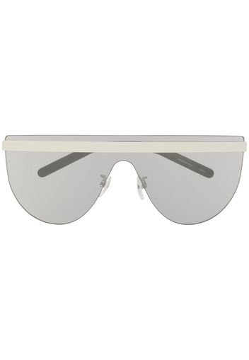 flat top shield sunglasses