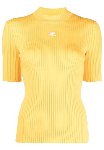 Courrèges Top con stampa - Giallo